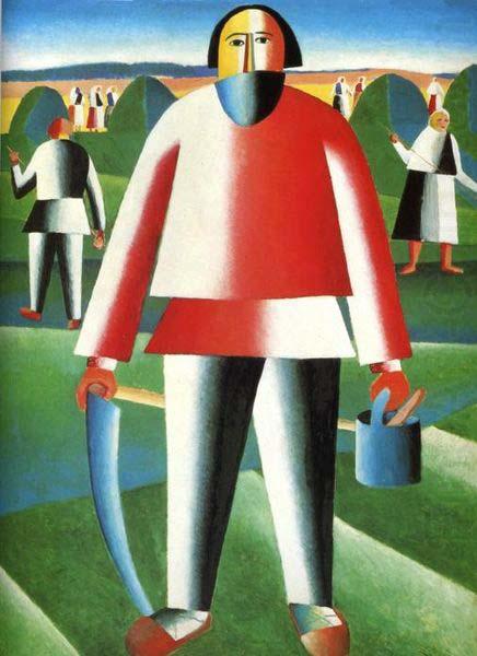Kazimir Malevich Mower oil painting picture